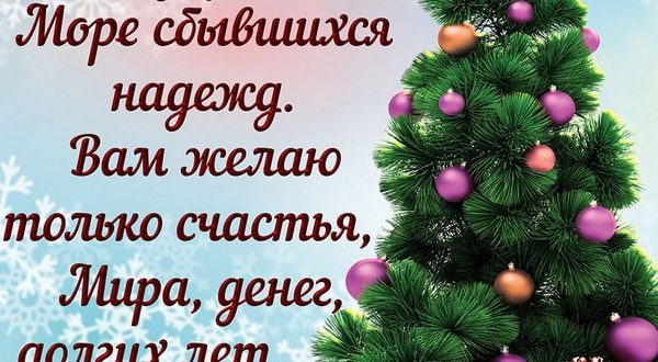 Стих на Новый год родителям